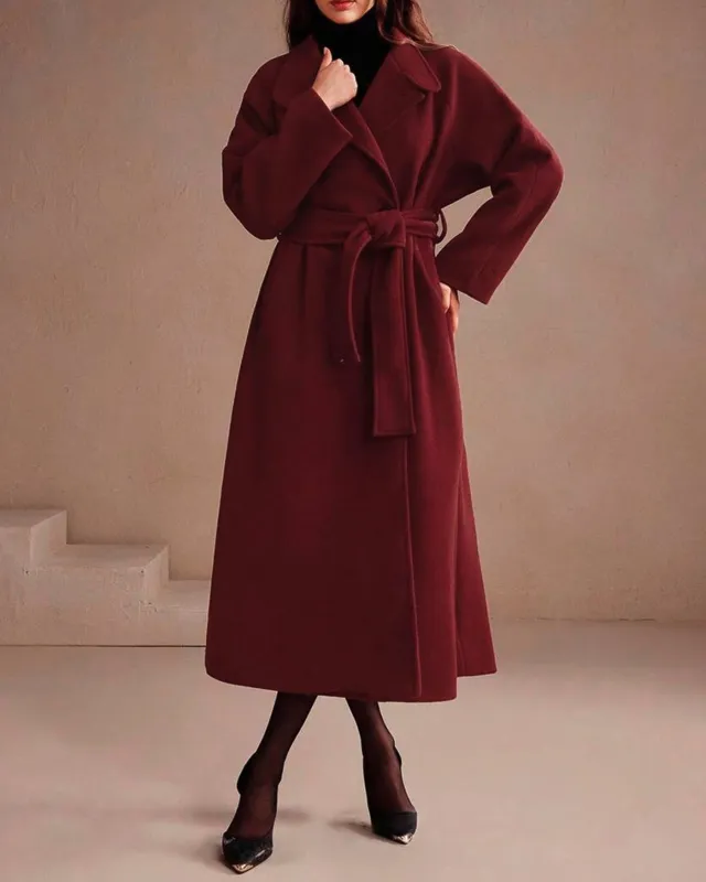 Wine Red Turtle Coat sold by rihoas