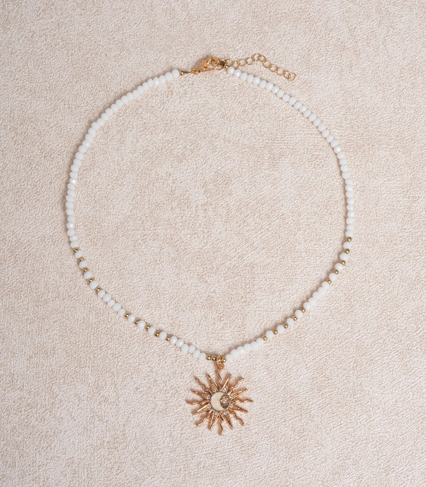 White Sun Pendant Necklace sold by rihoas product image thumbnail 2