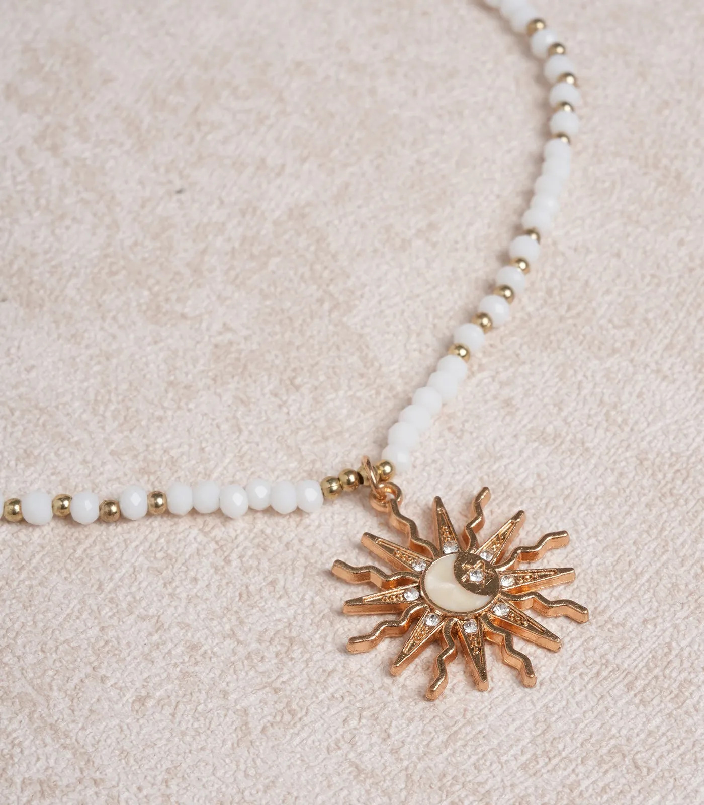 White Sun Pendant Necklace sold by rihoas product image thumbnail 3