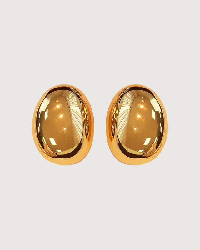 Women's Gold Minimalistic Earrings sold by rihoas