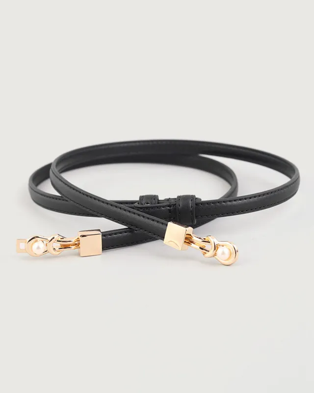 Black Metal Buckle Belt sold by rihoas