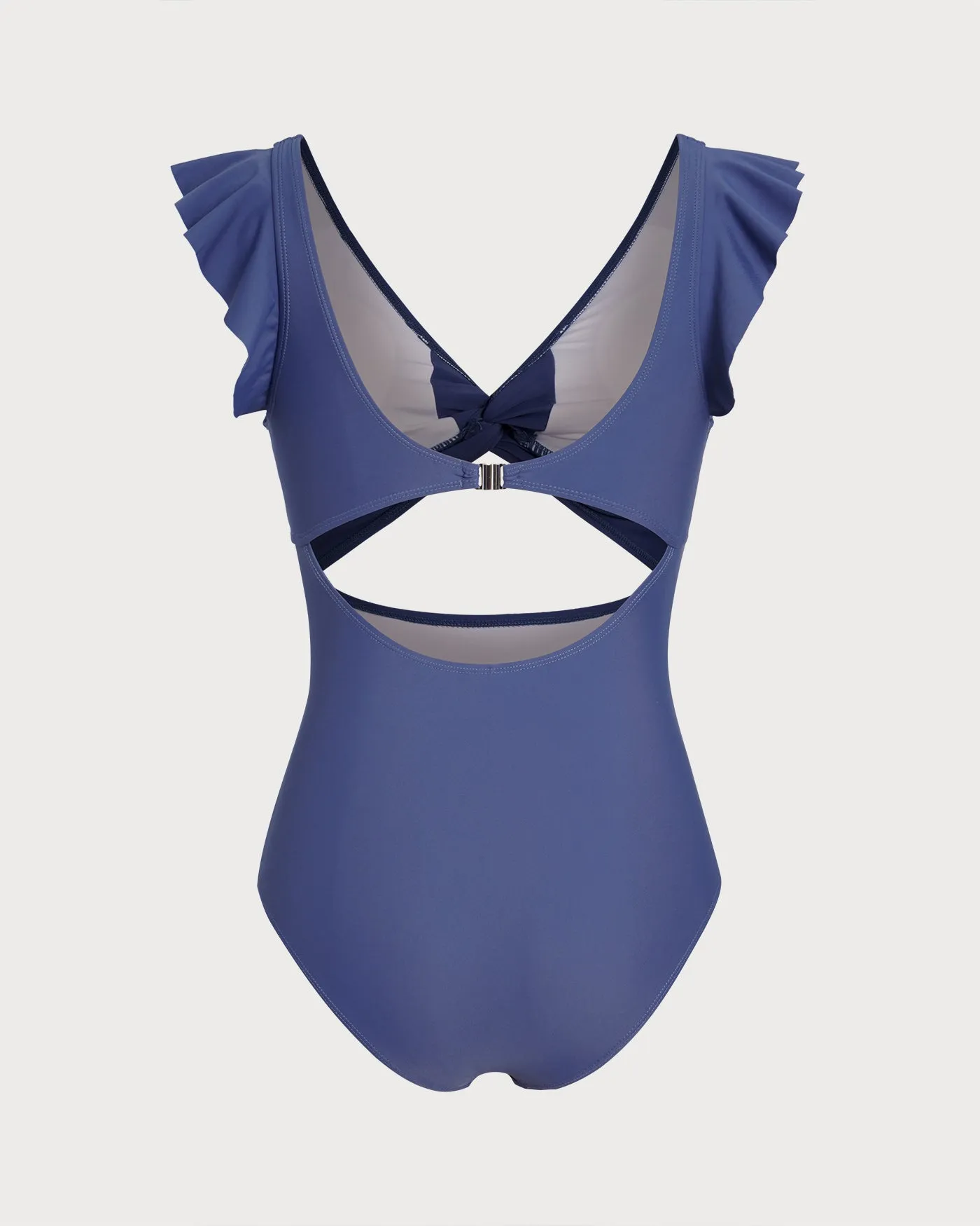 Cobalt Blue Ruffled One Piece sold by rihoas product image thumbnail 2