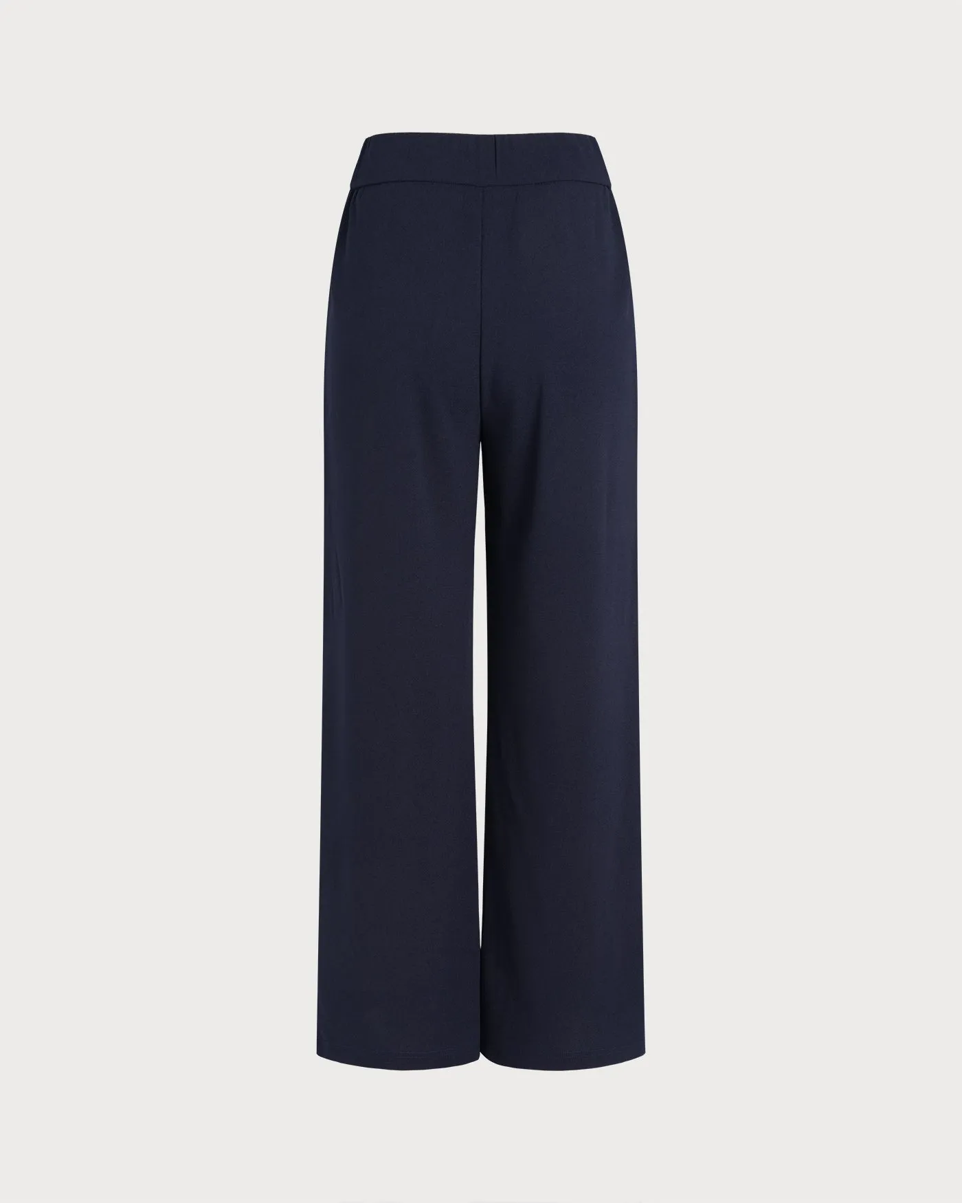 Blue Solid Straight Pants sold by rihoas product image thumbnail 2