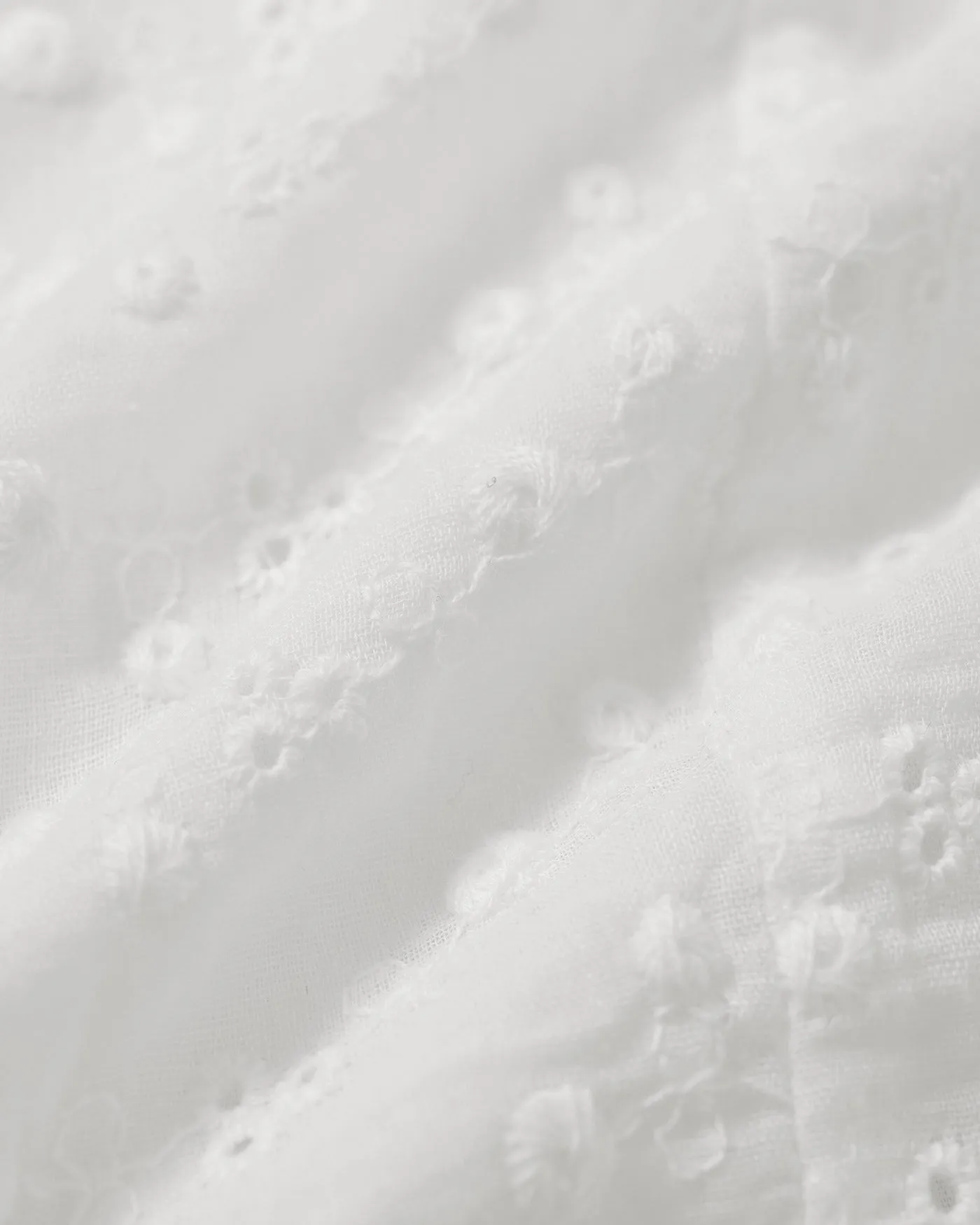 White Floral Shirred Tank Top sold by rihoas product image thumbnail 3