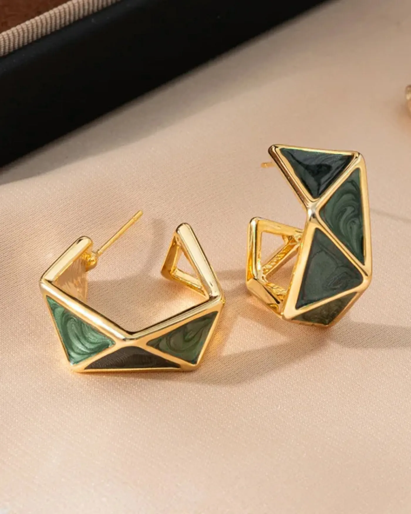 Green Earrings sold by rihoas product image thumbnail 2