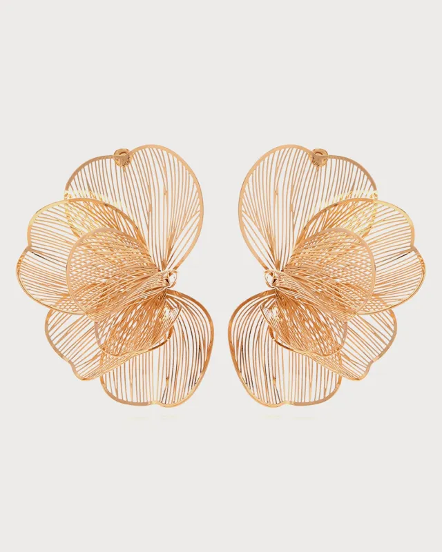 Gold Earrings sold by rihoas