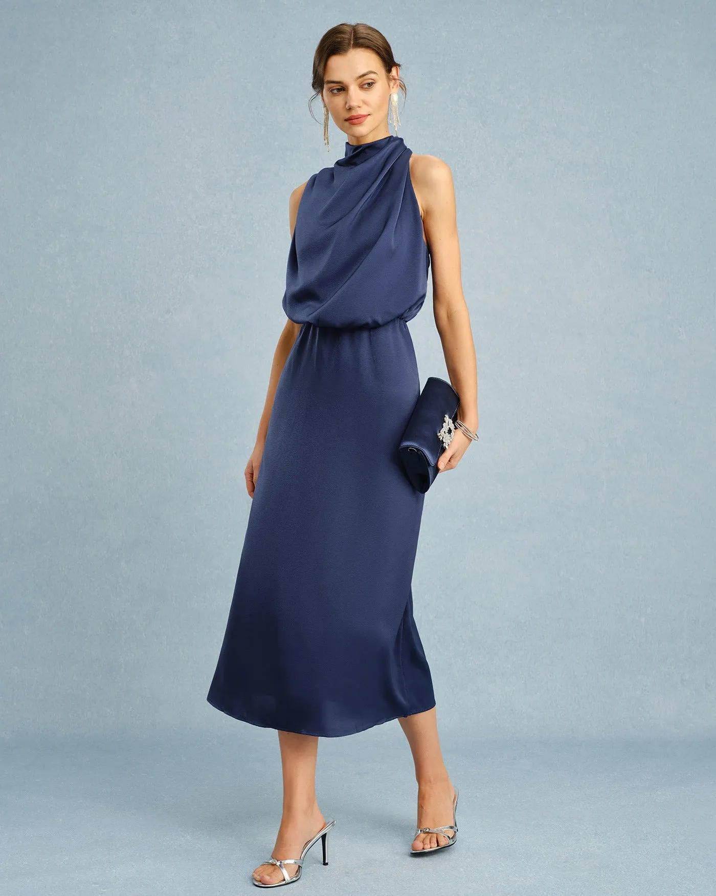 Blue Turtle Tunic Midi Dress sold by rihoas product image thumbnail 4