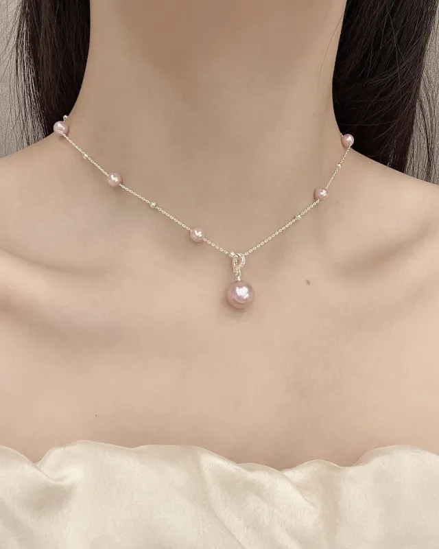 Pink Necklace sold by rihoas