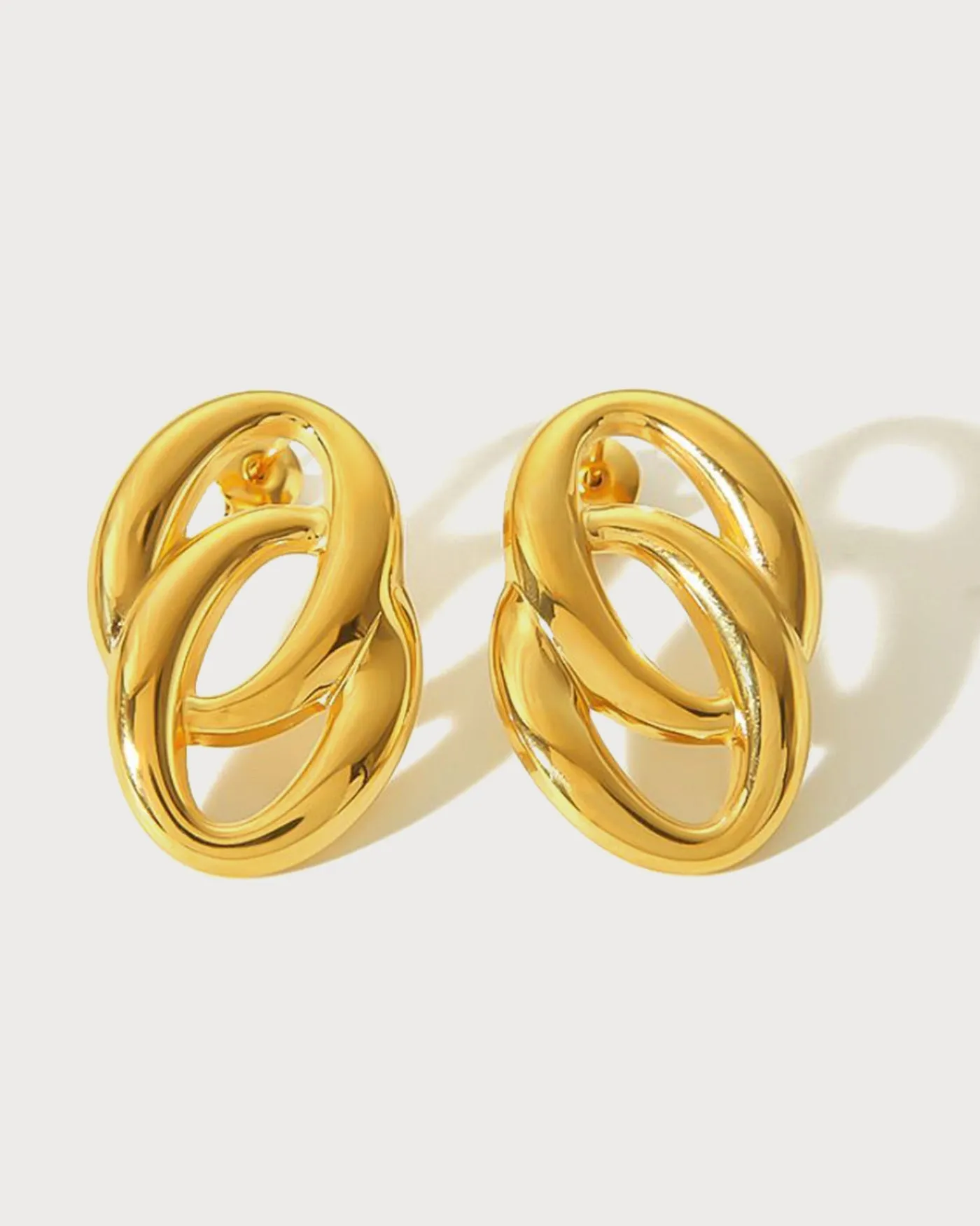 Gold Earrings sold by rihoas