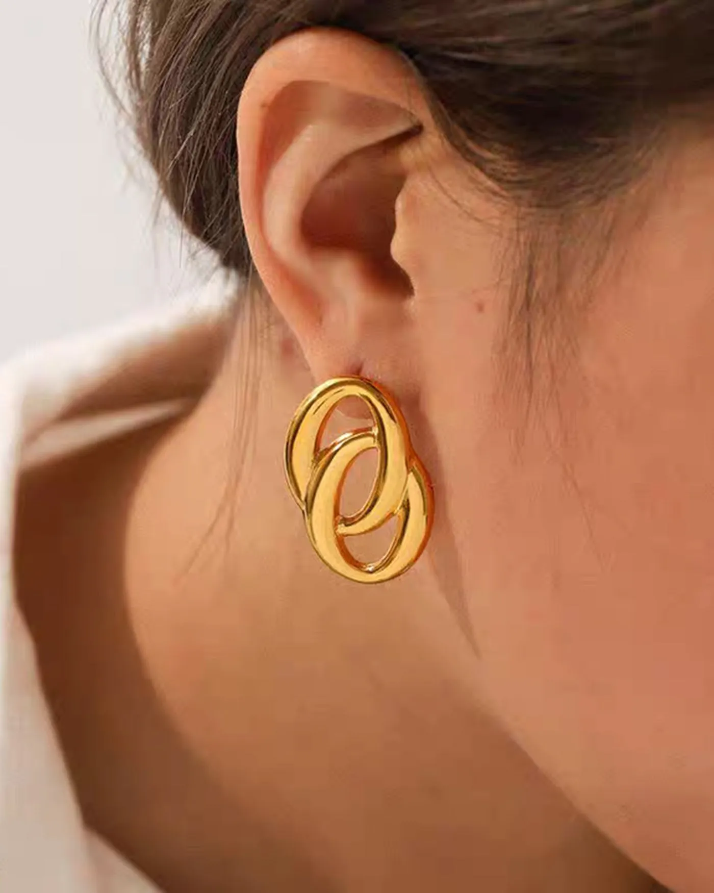Gold Earrings sold by rihoas product image thumbnail 3