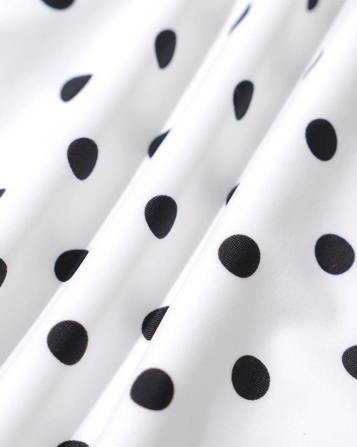 White Halter Polka Dot Triangle Bikini Set sold by rihoas product image thumbnail 4