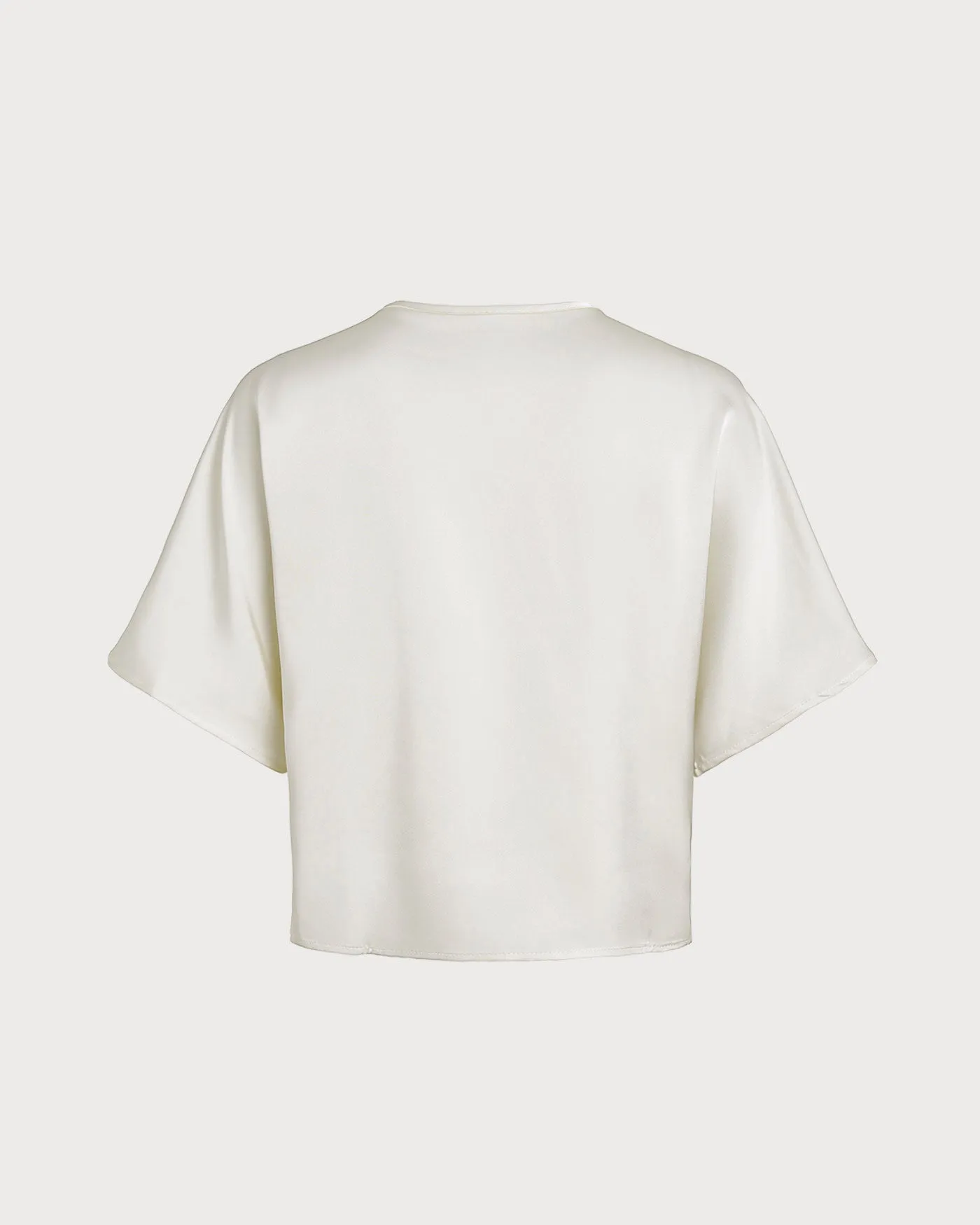 Apricot V Neck Button Tee sold by rihoas product image thumbnail 4