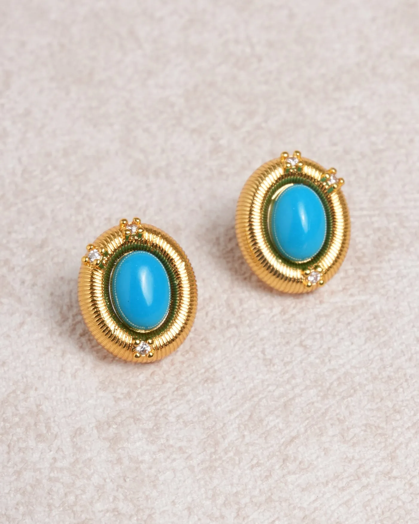 Blue Turquoise Earrings sold by rihoas product image thumbnail 3