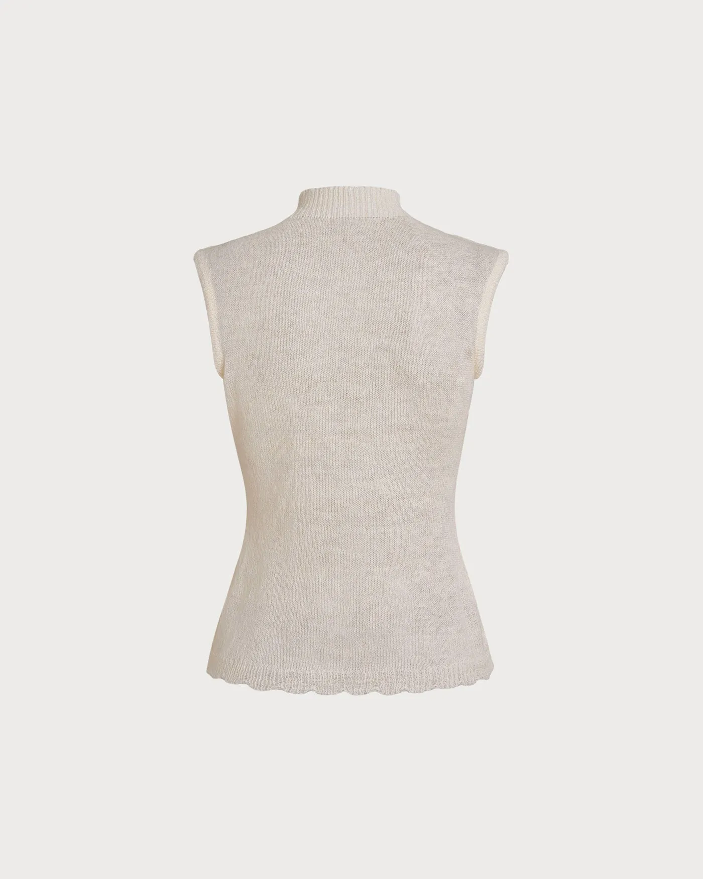 Apricot Turtle Textured Tank Top sold by rihoas product image thumbnail 2