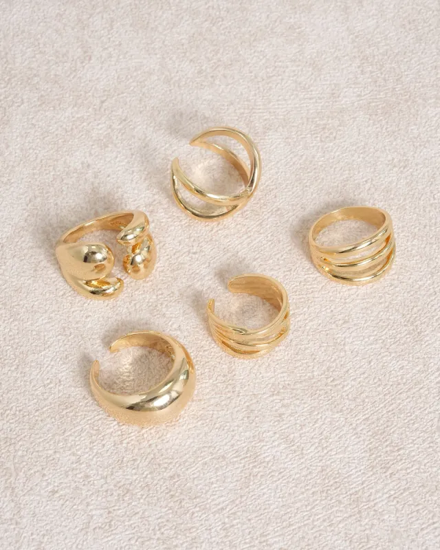 Gold Alloy Open Ring sold by rihoas