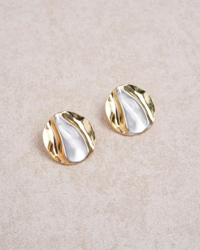 Gold Teardrop Earrings made by rihoas