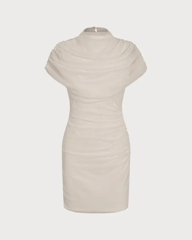 Apricot Turtle Bodycon Mini Dress made by rihoas