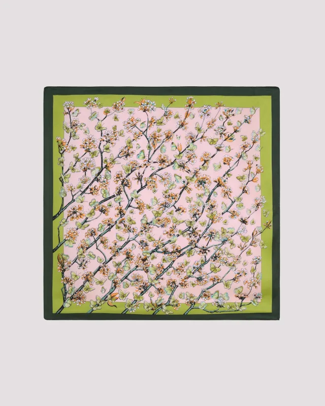 Green Floral Scarve made by rihoas