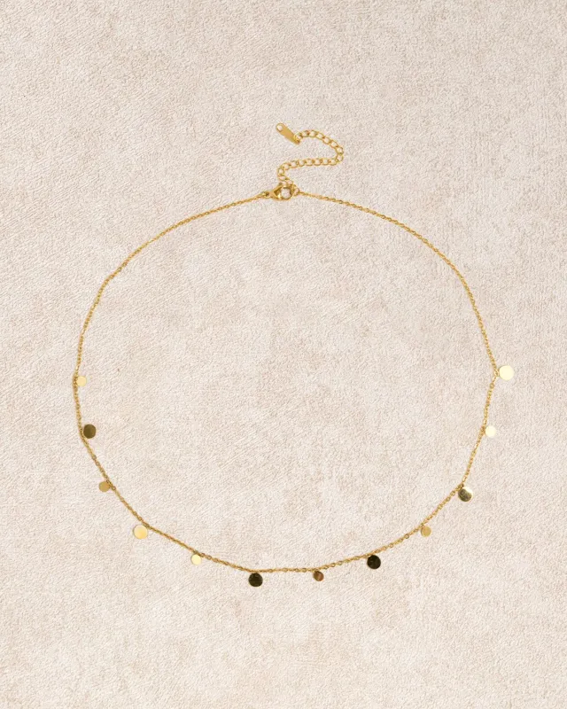 Gold Titanium Steel Necklace made by rihoas