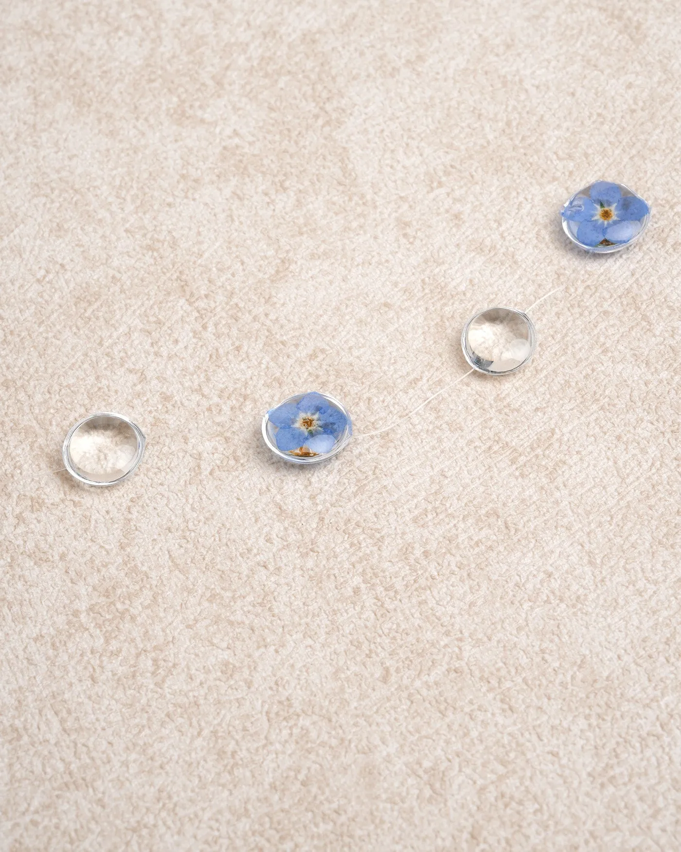 Blue Transparent Dewdrop Necklace sold by rihoas product image thumbnail 2