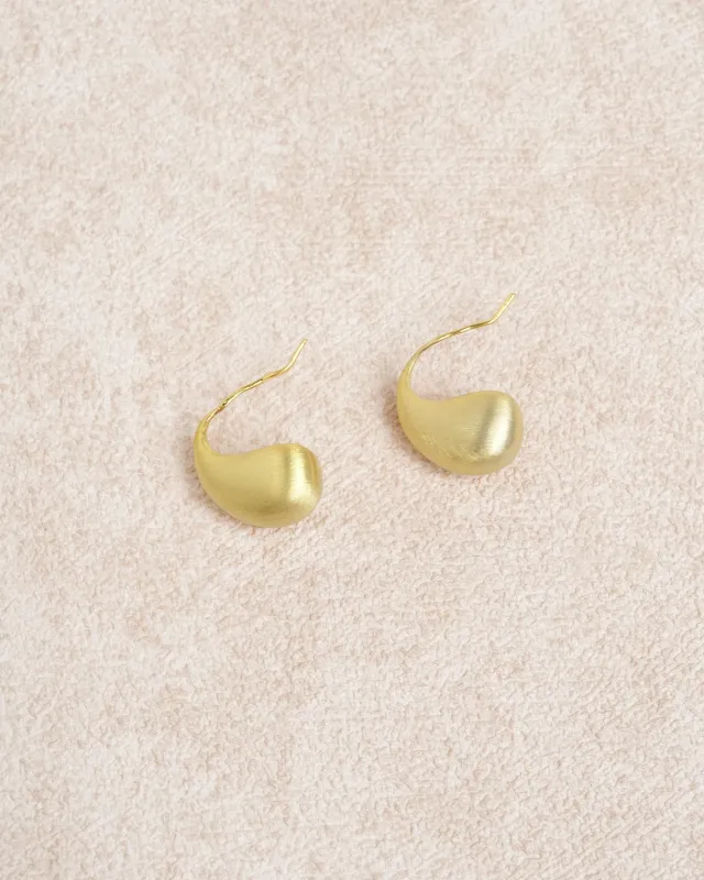Gold Brass Earrings made by rihoas