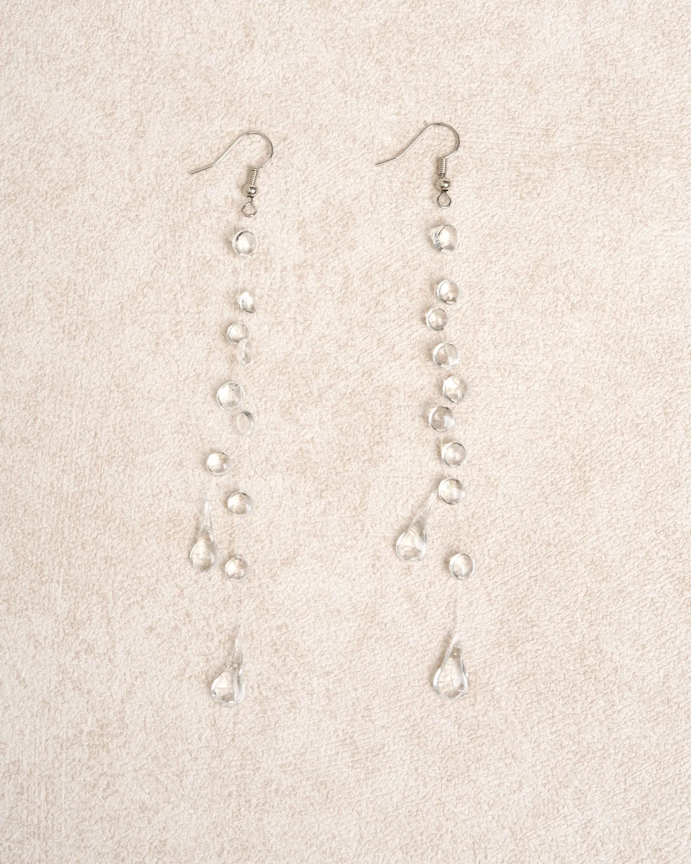 White Silver Earrings sold by rihoas