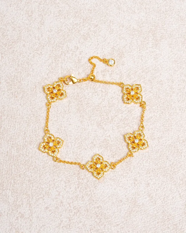 Gold Brass Bracelet made by rihoas