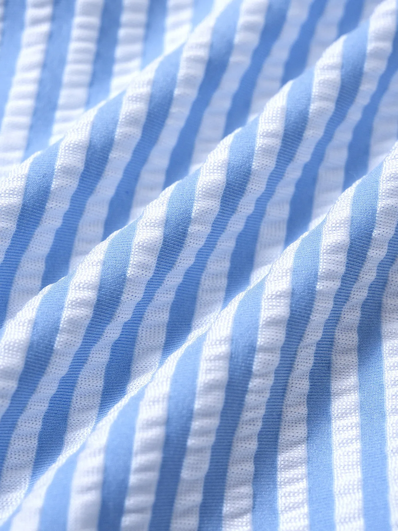 Blue Square Neck Striped Bikini Set sold by rihoas product image thumbnail 3