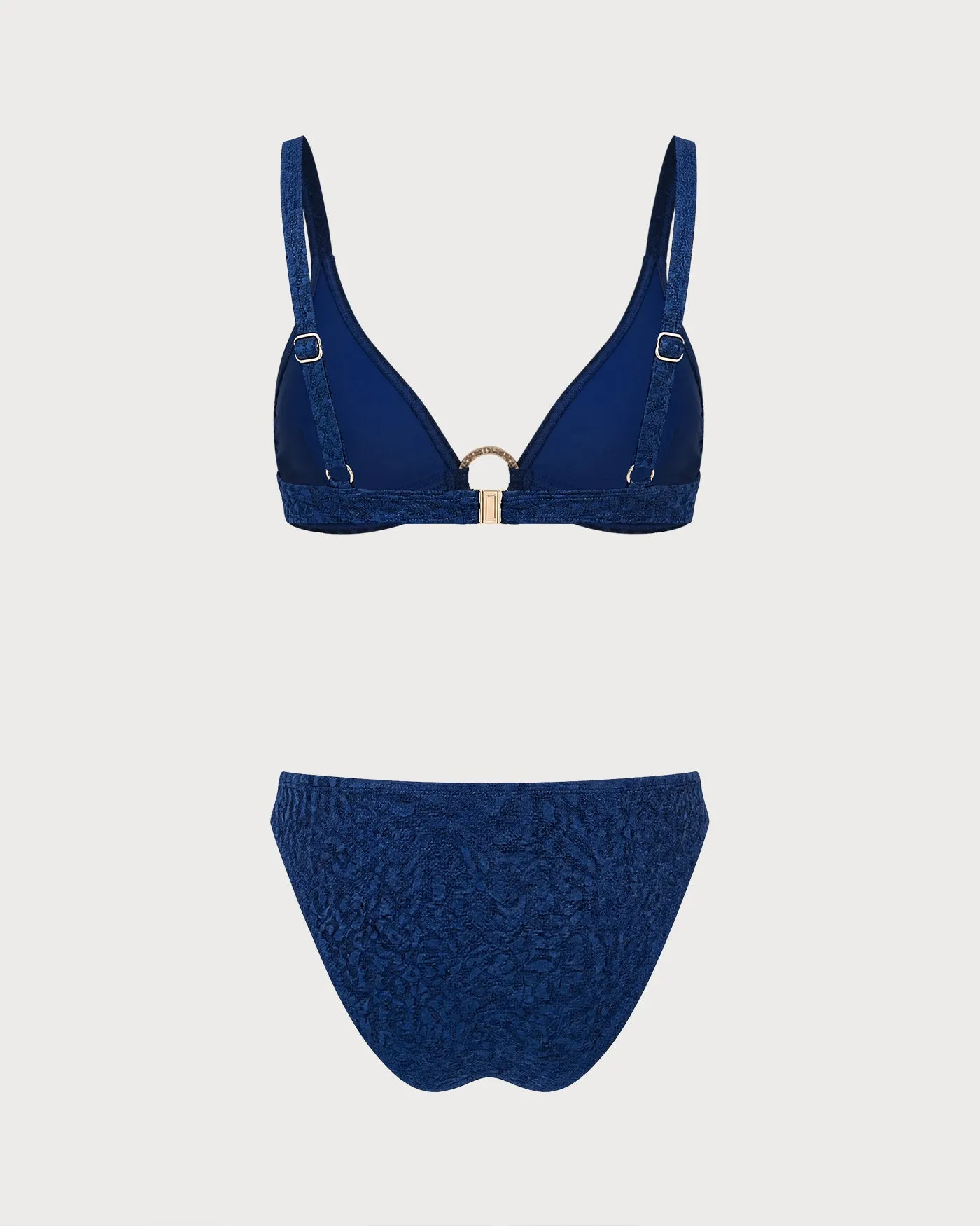 Blue O-Ring Triangle Bikini Set sold by rihoas product image thumbnail 4