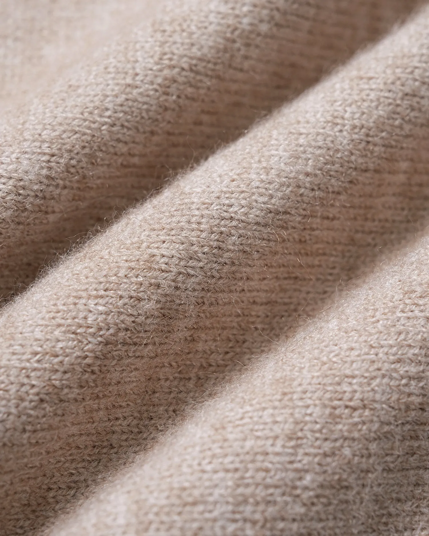 Khaki Round Neck Knit Sweater sold by rihoas product image thumbnail 4