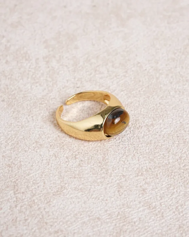 Brown Brass Ring made by rihoas