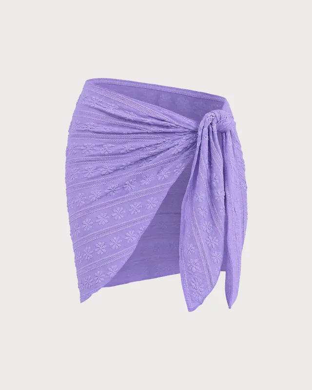 Purple Jacquard Cover-up made by rihoas