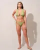 The Green Halter Tie Back Bikini Set sold by rihoas