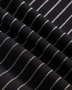 The Black High Waisted Striped Mini Skirt sold by rihoas
