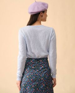 The Plain Round Neck Single-breasted Cardigan sold by rihoas