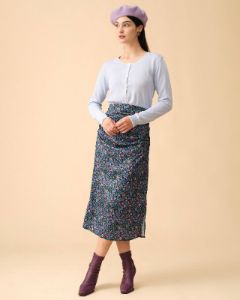 The Plain Round Neck Single-breasted Cardigan sold by rihoas
