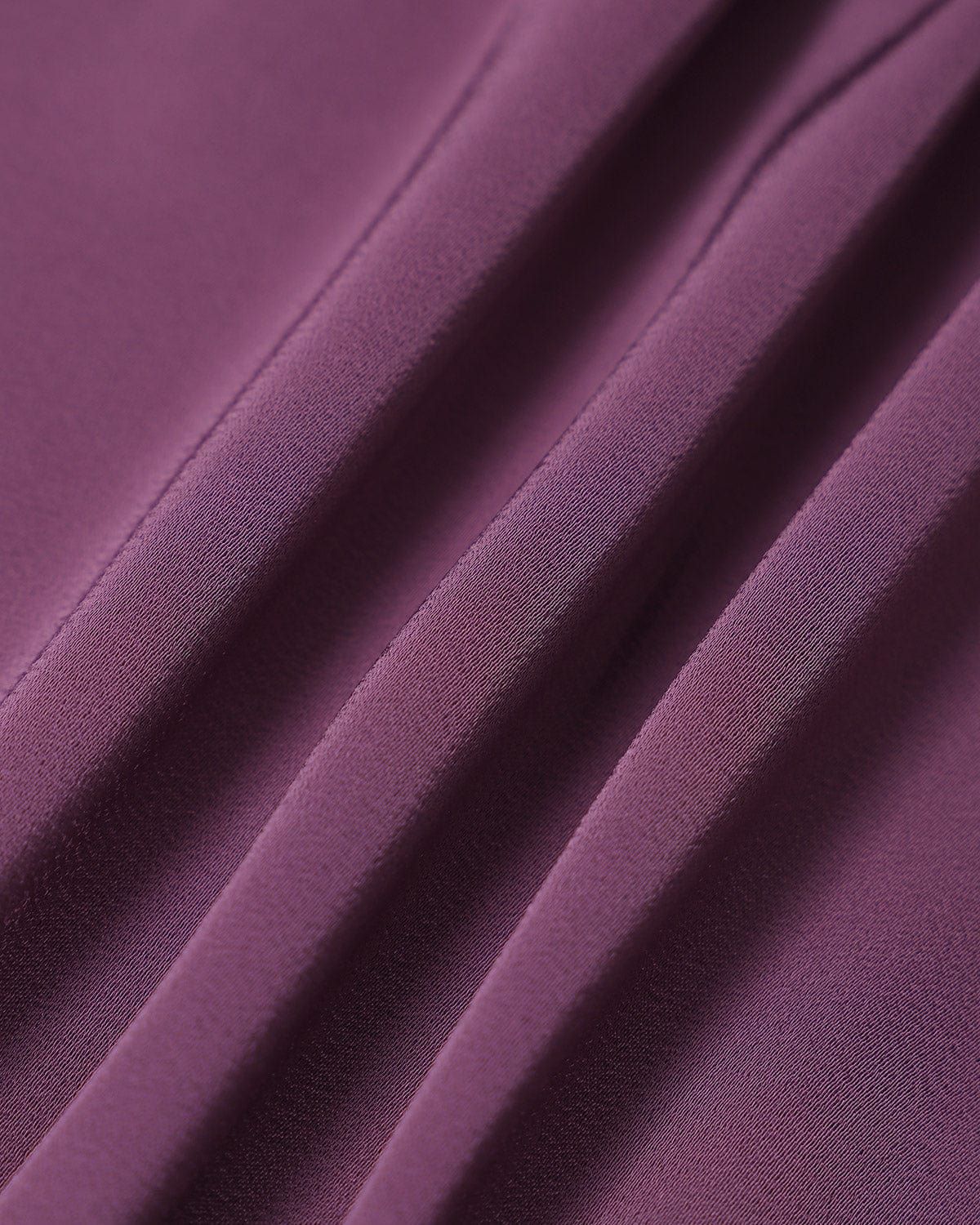 The Solid Satin Collared Wrap Blouse sold by rihoas product image thumbnail 2