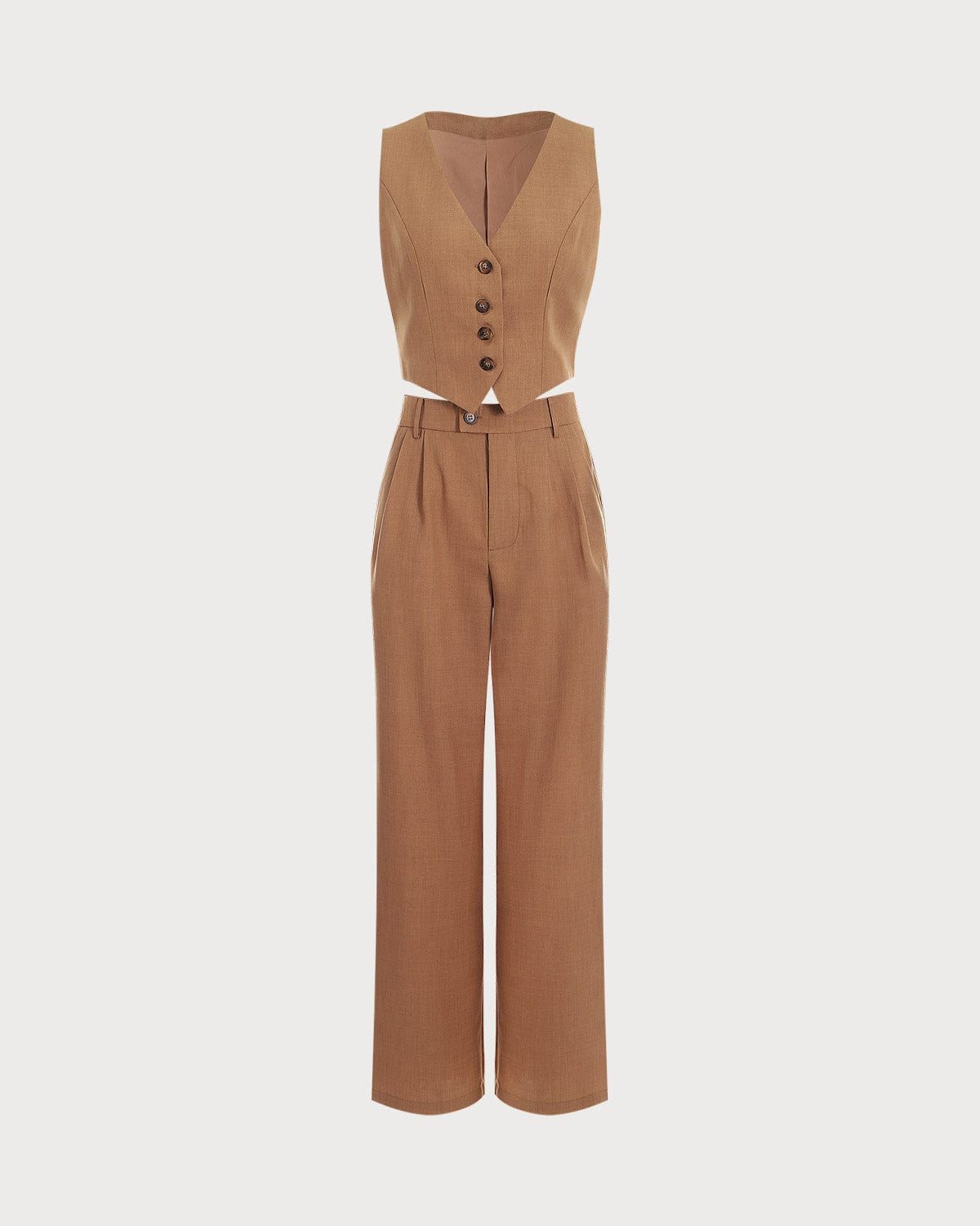 The Solid Color V Neck Vest sold by rihoas product image thumbnail 9