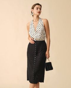 The Leopard Print Halter Top sold by rihoas