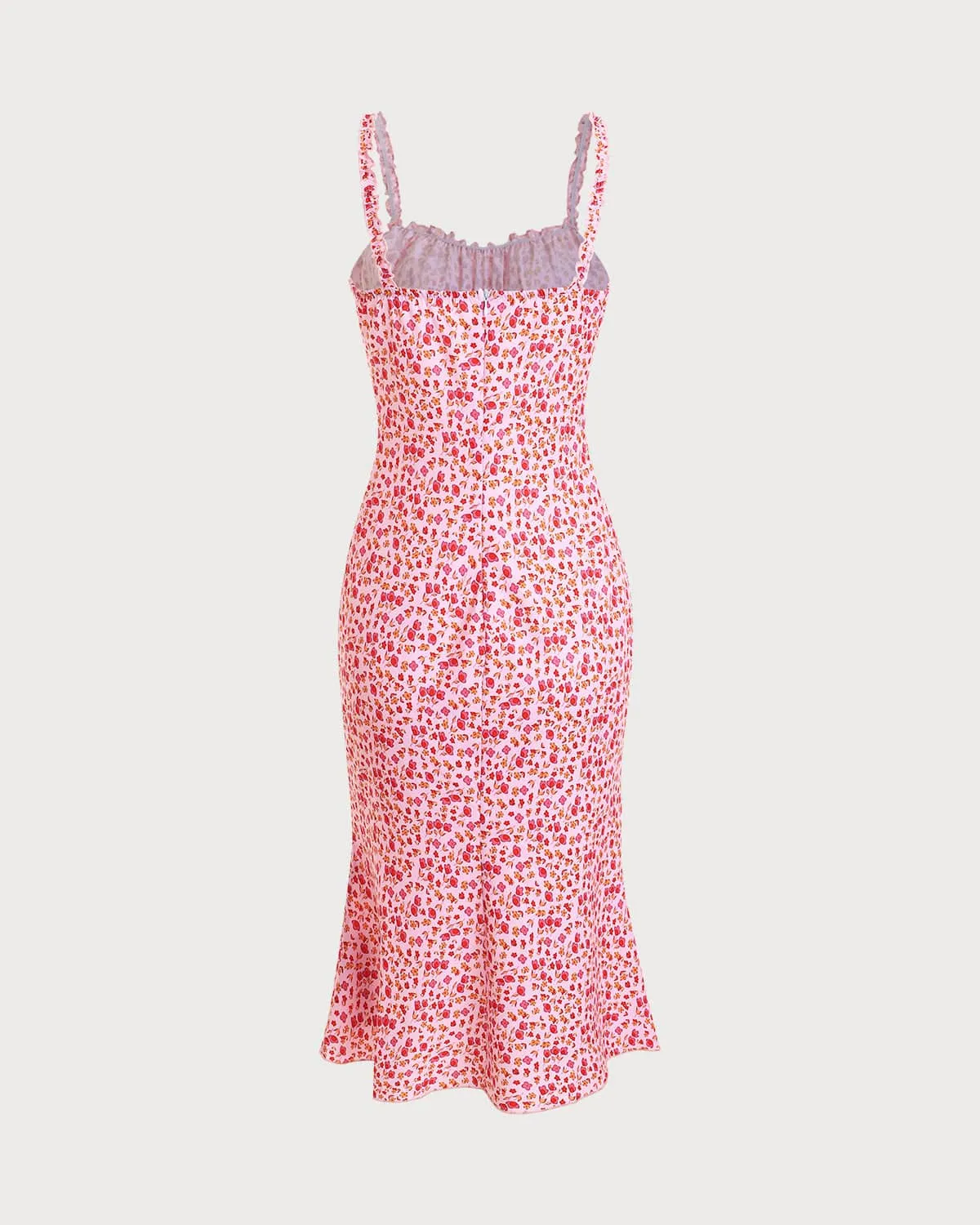 The Frill Trim Floral Cami Dress sold by rihoas product image thumbnail 3