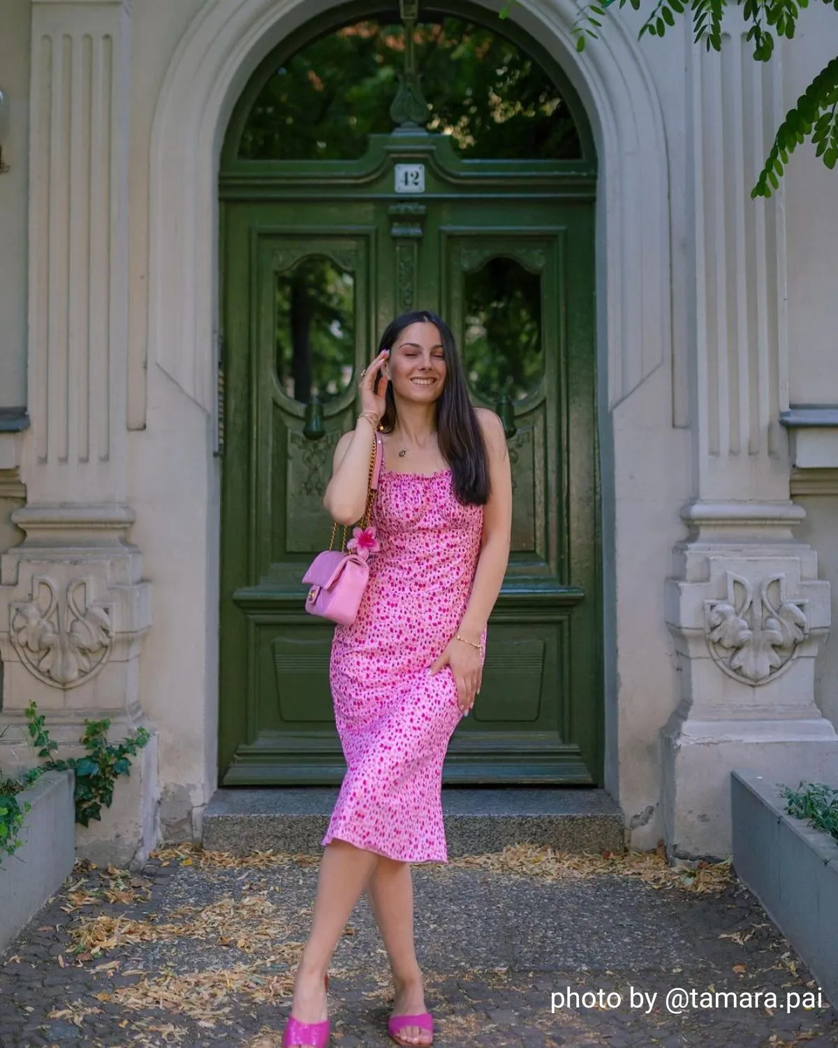 The Frill Trim Floral Cami Dress sold by rihoas product image thumbnail 2