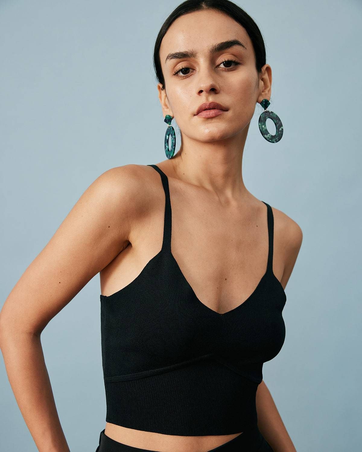 Ribbed Crop Cami Top sold by rihoas