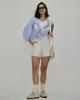 The White V Neck Button Knit Tank Top sold by rihoas