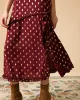 The Polka Dot Sleeveless Slit Midi Dress sold by rihoas