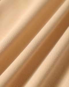 The Khaki High Waisted Pleated Straight Pants sold by rihoas