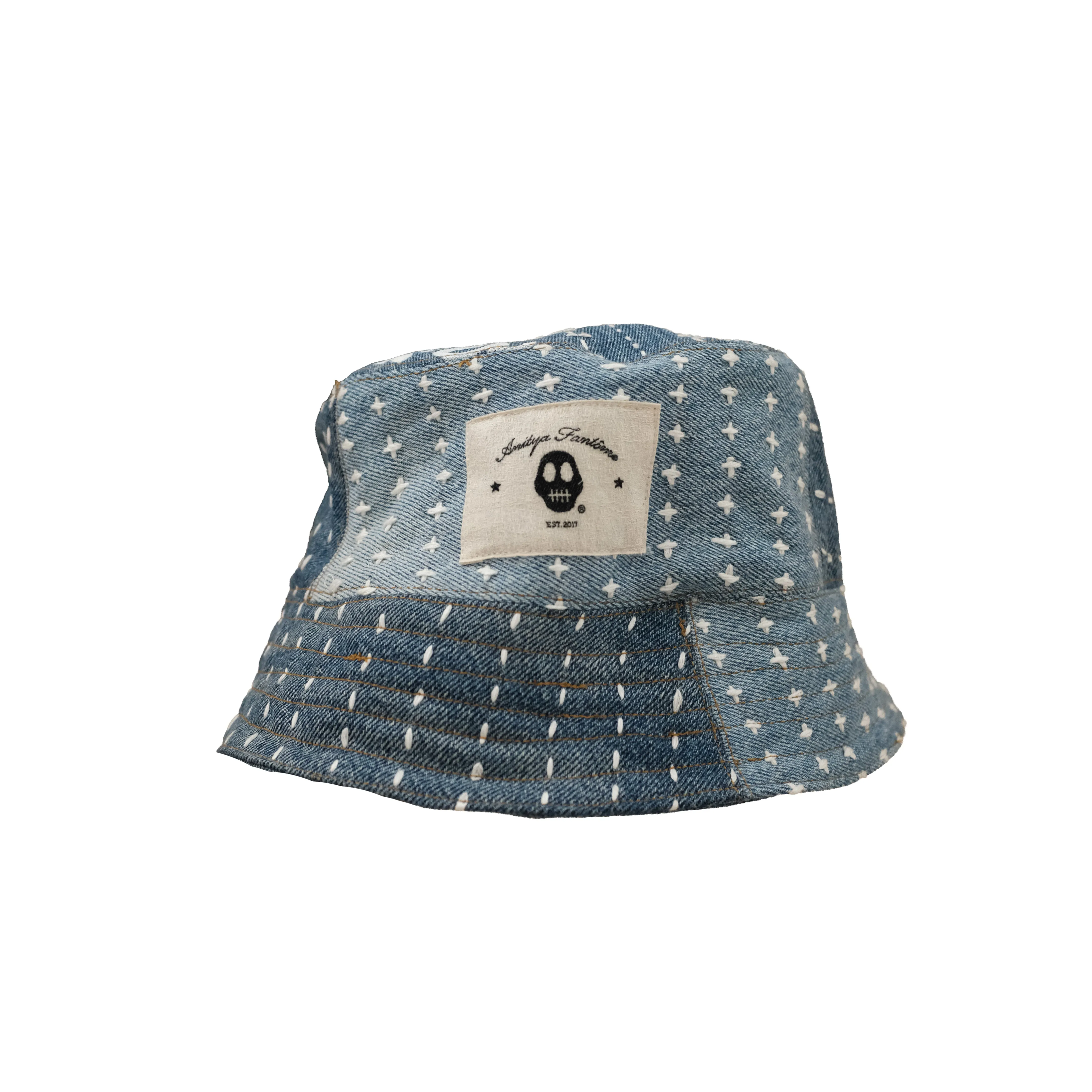 Sashiko Denim Bucket Hat sold by ANITYA FANTOME