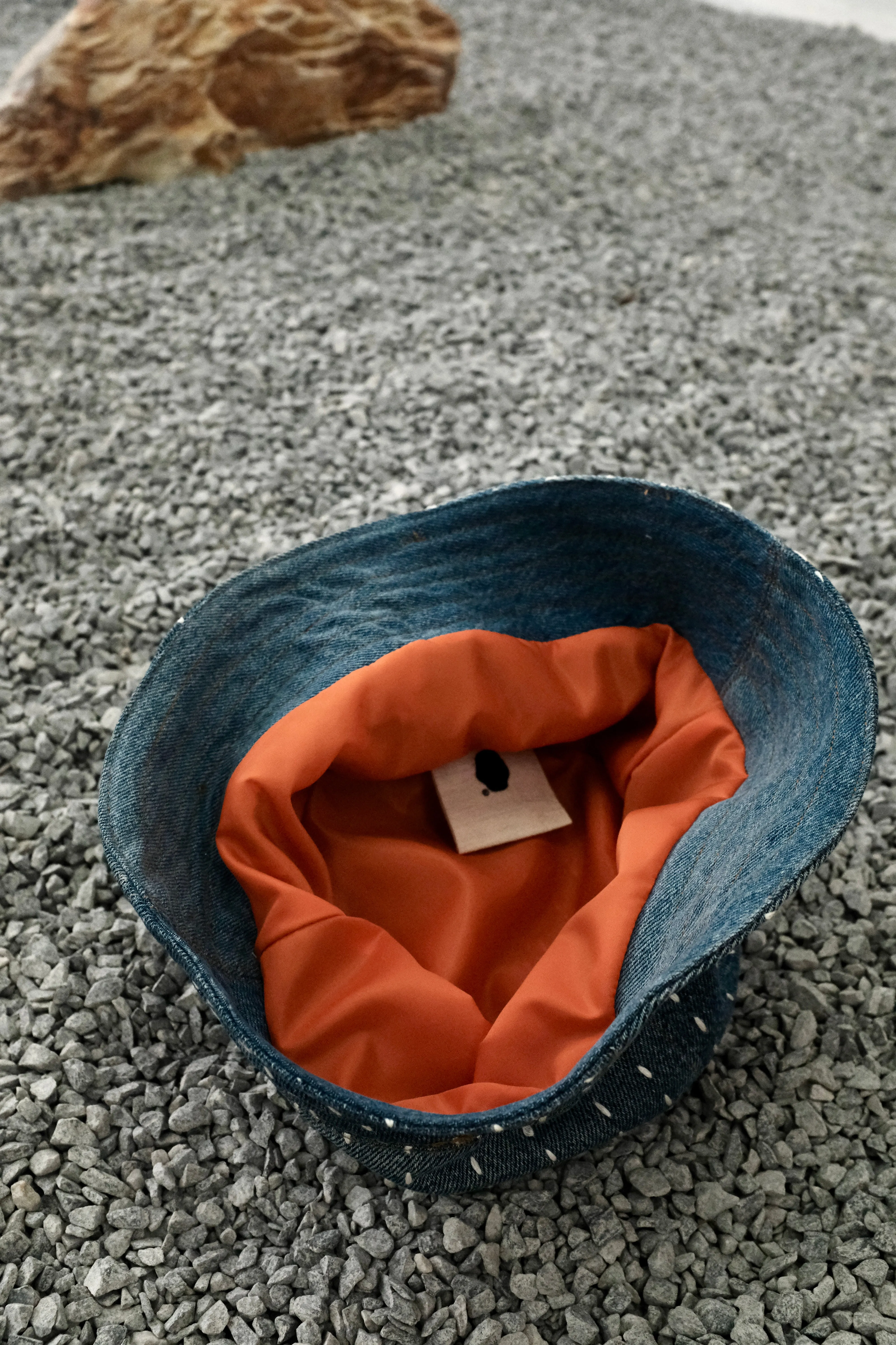 Sashiko Denim Bucket Hat sold by ANITYA FANTOME product image thumbnail 5