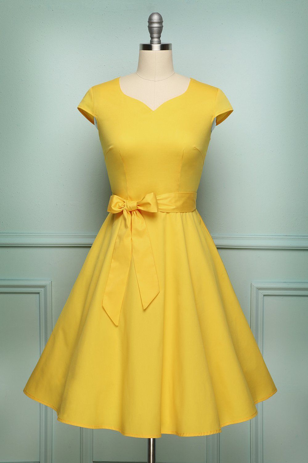 Solid Vintage 1950s Dress sold by Zapaka