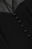 Black A Line Vintage 1950s Dress with Buttons sold by Zapaka