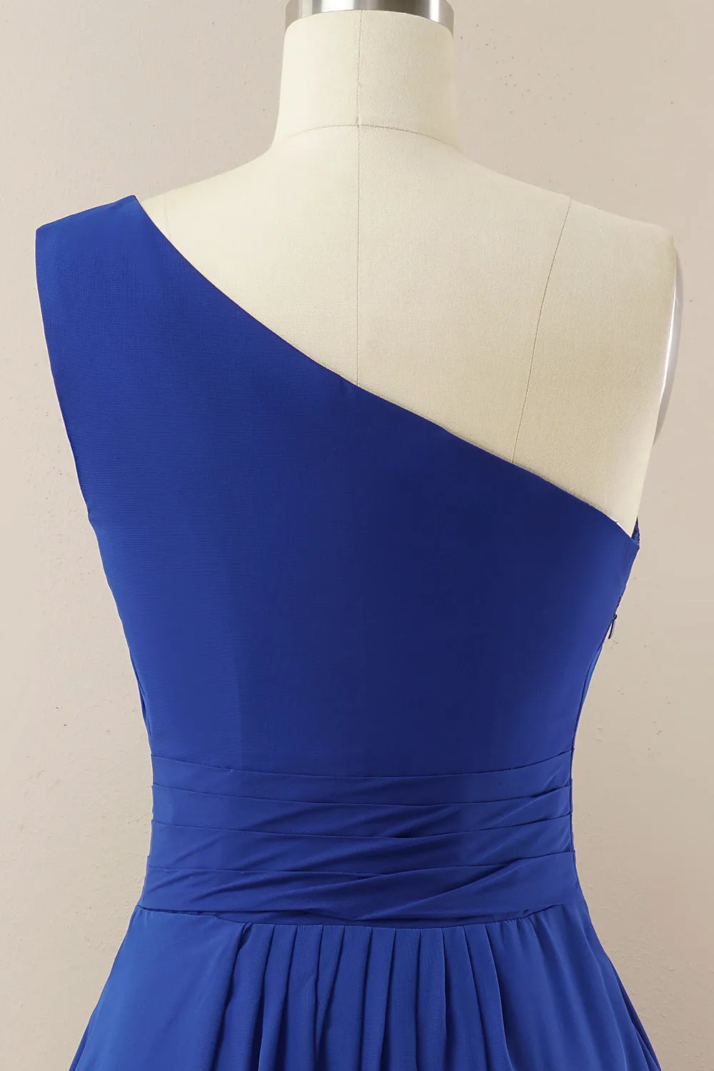 Chiffon One Shoulder Bridesmaid Dress sold by Zapaka product image thumbnail 4